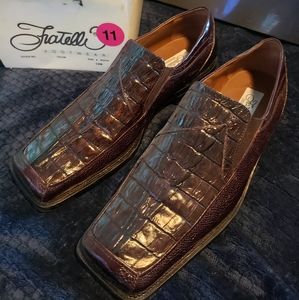 Mens Brown Fratelli Dress Shoe